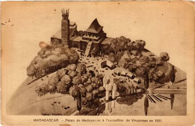 CPA AK Palace of Madagascar at the Vincennes Exhibition MADAGASCAR (626086)