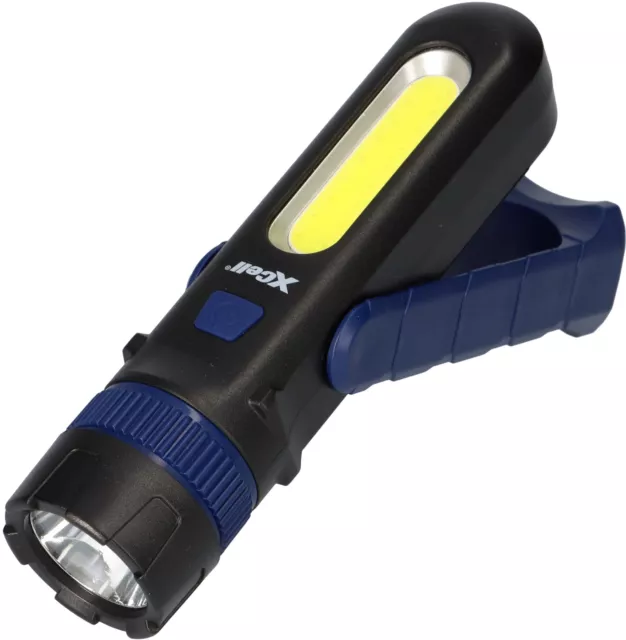 XCell Work COB LED Arbeitsleuchte Taschenlampe 2 in 1 Handscheinwerfer Leuchte