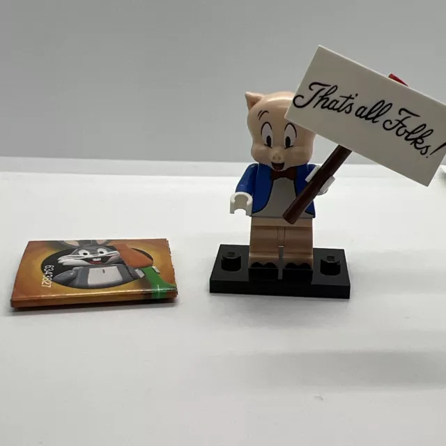 LEGO Porky Pig Looney Tunes Cartoon Minifigure (71030) New Retired Collectible