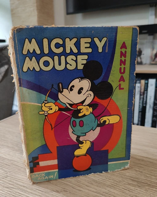 Mickey Mouse Back Again! Annual 1933 - VERY RARE