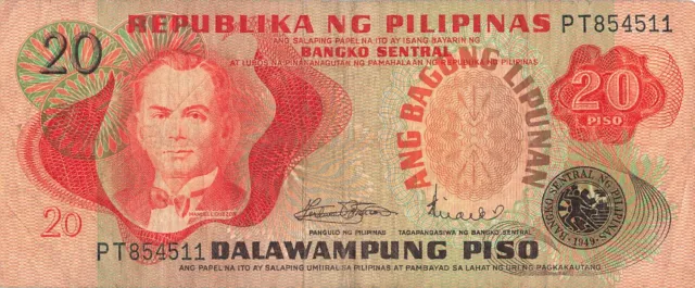 Philippines 20 Piso 1978