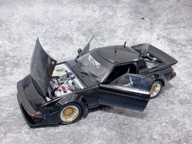 MAZDA RX7 - BLACK - PLAIN BODY RACECAR - LE of 500 - 1:18