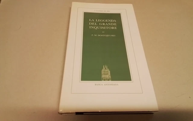 Dostojevski, LA LEGGENDA DEL GRANDE INQUISITORE, Banca Antoniana, 1987, 4mr26 Dostojevski, LA LEGGENDA DEL GRANDE INQUISITORE, Banca Antoniana, 1987, 4mr26
