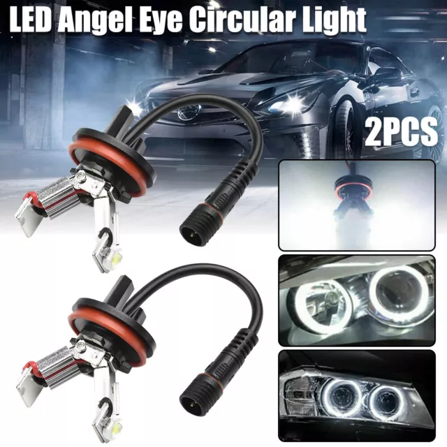 2 pz H8 LED Angel Eyes anelli luce di posizione per BMW E92 E93 E71 E70 LCI E90 E91 X5