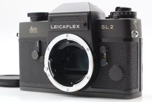 Meter Works [ Near MINT ] Leica Leicaflex SL2 Black 35mm Film Camera  From JAPAN