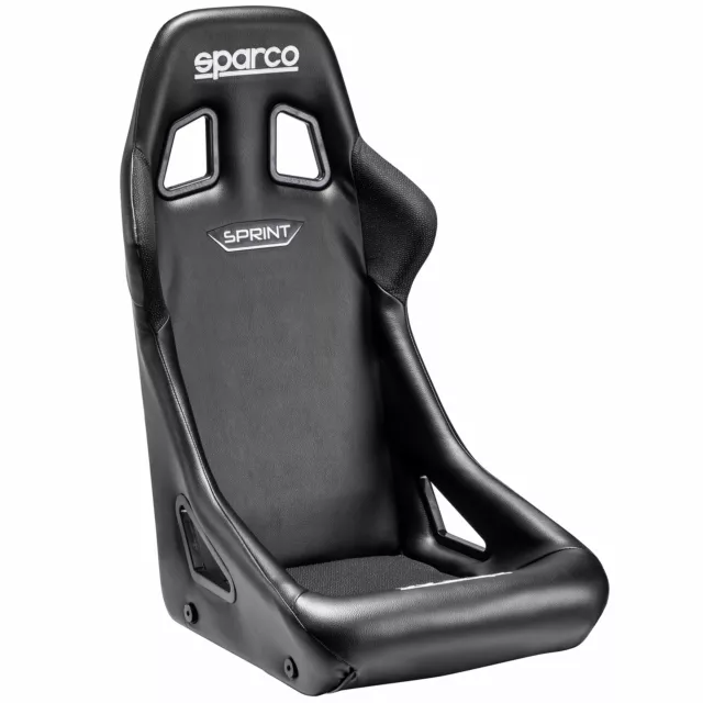 Sparco Sprint Sky (Black Vinyl) Race / Rally / Motorsport  FIA Approved Seat 3