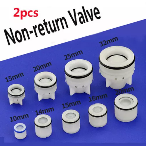 Insert Check Valve Non-Return One Way Water Control Cartridge 10mm~32mm 2pcs