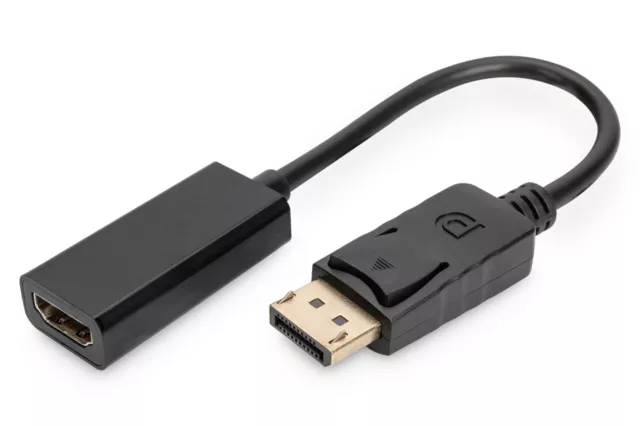 Digitus AK-340400-001-S 0.15m DP Male to HDMI Type A Female DisplayP (US IMPORT)
