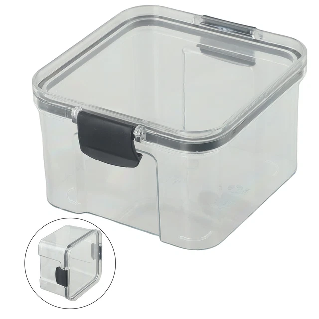 Lot De 3 Boîtes Alimentaires Inox Empilables - 25x20x5 Cm, Couvercle Hermétique, Pour Repas, Frigo, Pique-nique - 6