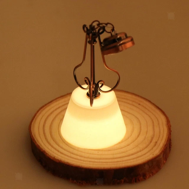 Kichvoe 1:12 Plafonnier Miniature pour Maison De Poupée 2 Pièces Fa