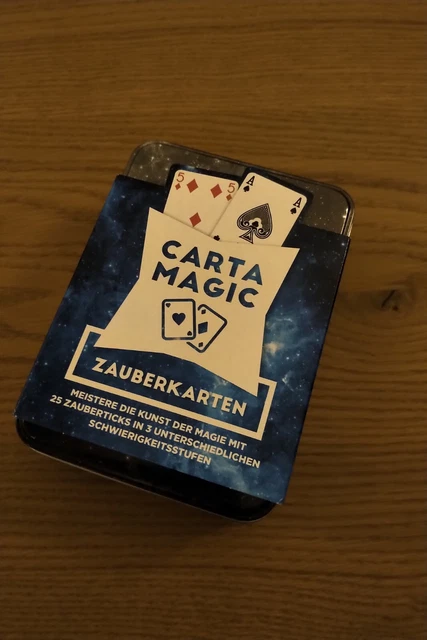 Carta Magic ### wie neu ###, Zaubertricks mit Anleitung, komplettes Kartenspiel