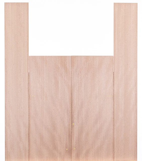 Tonewood Okoume madera acústica guitarra backs & laterales set 5249