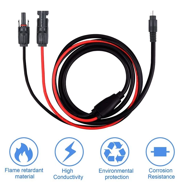 14AWG Cable Adaptador Conector Impermeable Conecto Cable Adaptador