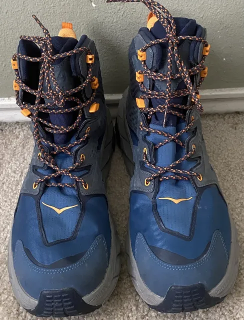 HOKA MEN'S ANACAPA Mid Gore-Tex GTX Hiking Boots Blue Size 12D $125.00 ...