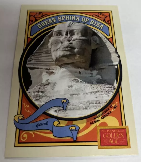 2014 Panini Golden Age #116 Great Sphinx of Giza (Ancient Limestone Statue)