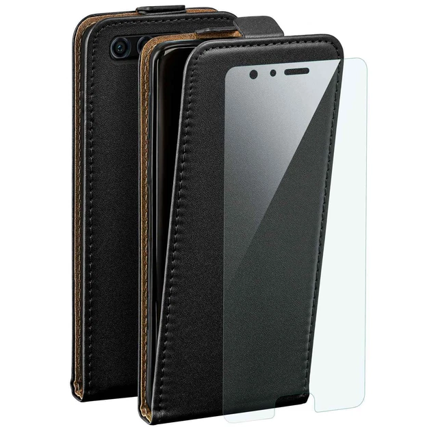 Housse Flip Cover Avec Portefeuille Pour Huawei Honor 9X Lite - Motif Fleurs Noir Et Blanc
