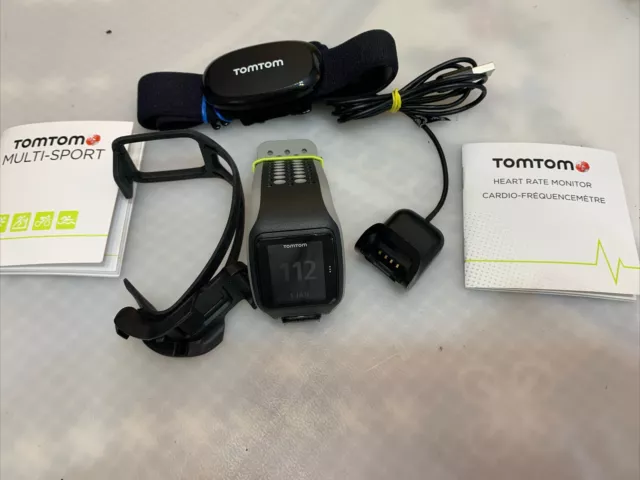 TomTom Multisport GPS Fitness Smart Watch With Heart ❤️ Monitor