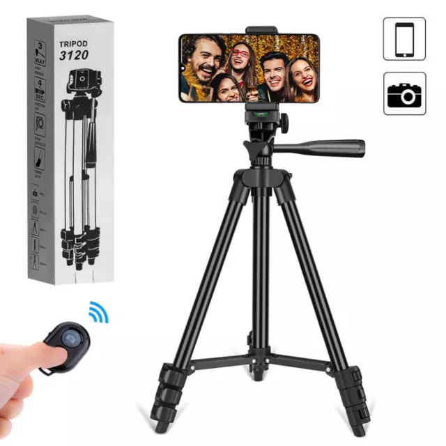 Bluetooth Selfie Stick Tripod Wireless Rotating 360° Remote For Phone Camera