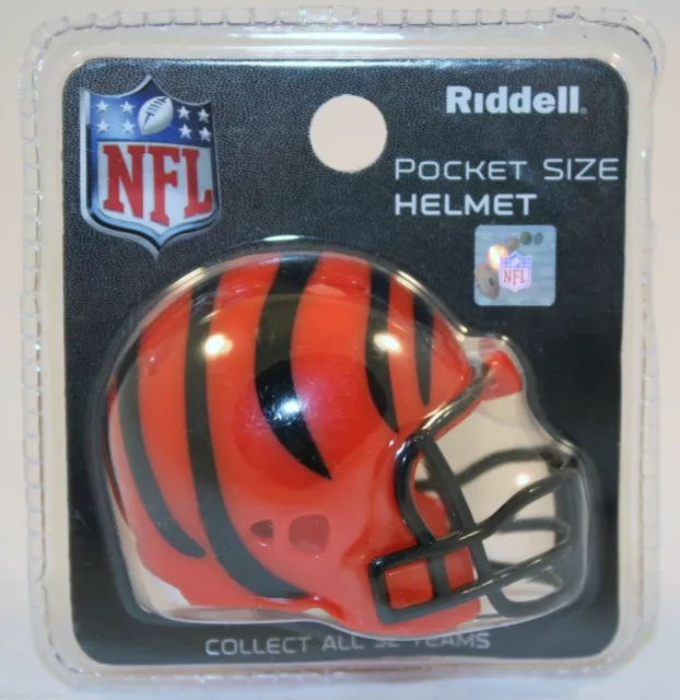 Cincinnati Bengals Nfl Riddell Revolution Mini Pocket Pro Helmet Rare