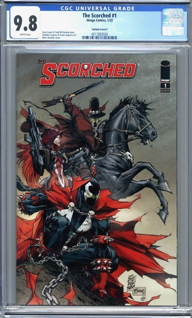 The Scorched #1   Silvestri Variant  Todd McFarlane Gunslinger Spawn  CGC 9.8