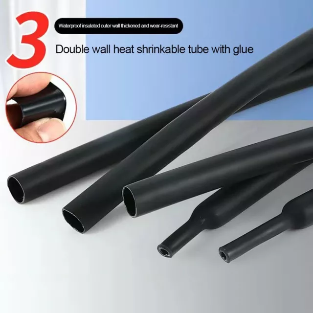 Gaine Thermo Rétractable Rétrécir Tube 3:1 Ratio 70℃ -100℃ Conduit Doublé Mur