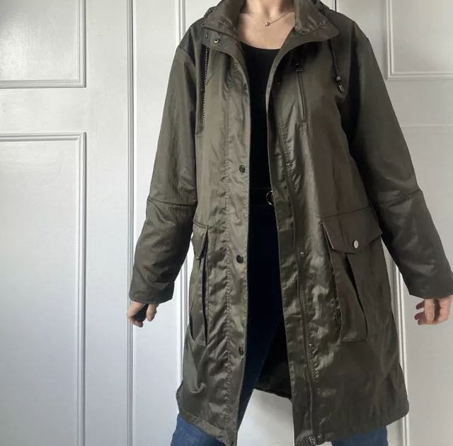 Mint velvet sales green padded coat