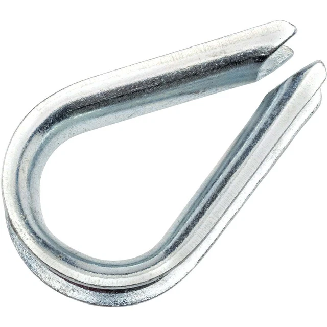 Campbell 3/8 In. Galvanized Wire Rope Cable Thimble T7670649 Pack of 10 Campbell