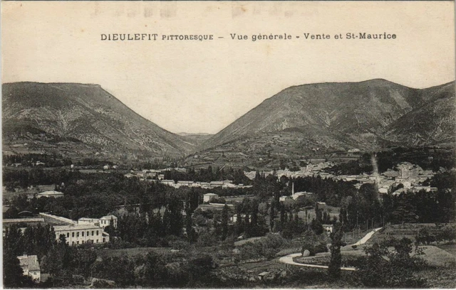 CPA Dieulefit vue generale ,Vente et St Maurice FRANCE (1092516)