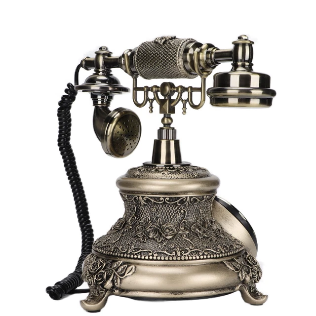 Vintage Telephone Retro Landline Telephones For Home Hotel Office Dec FD5