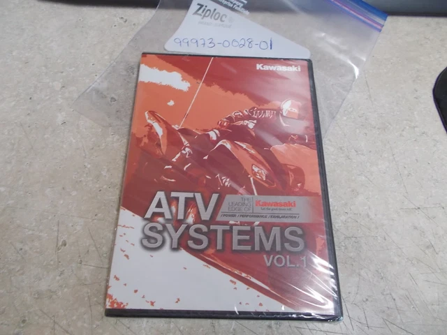 NOS SYSTÈMES OEM Kawasaki ATV (Volume 1) DVD 99973-0028-01 EUR 45,94 ...