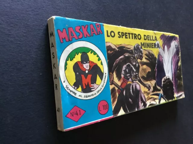 (str2) striscia Albo MASKAR 41 lo spettro della miniera   (1961) Originale