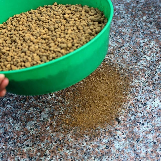 Gewicht Kunststoff Rund Garten Sieve Sifter der Rätsel Mesh des Bodens Kompost 4