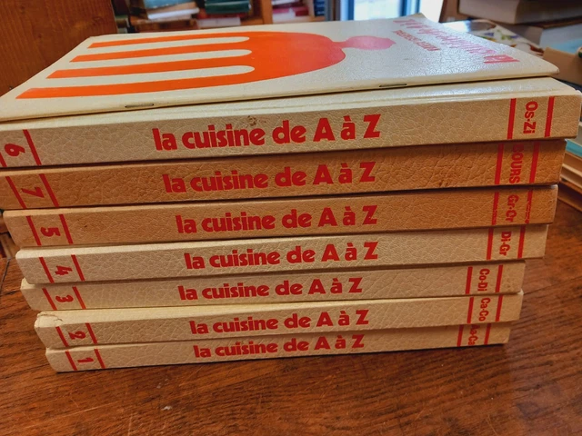 LA CUISINE DE A à Z complet en 8 volumes plus un index ( DR16
