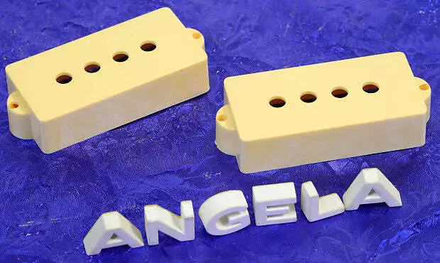 Lindy Fralin Precision Bass Pickup Cover Set, Cream, #LCCP