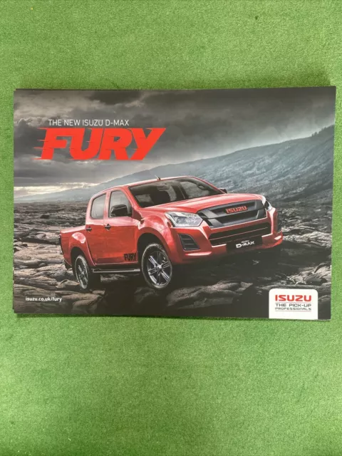 Isuzu D-Max Fury pick-up brochure sales catalogue 2018 A4 Crew Cab