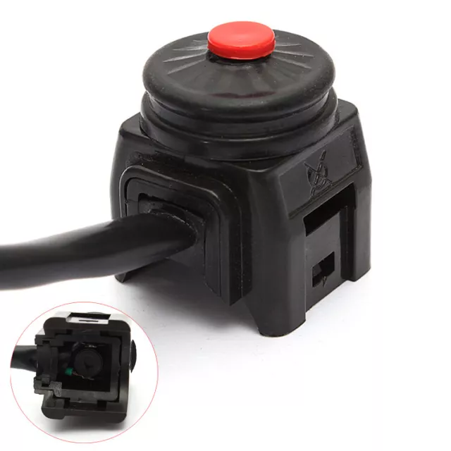 Universal Kill Switch Horn Button Stop 7/8" Handlebar For Motorcycle Motorbike