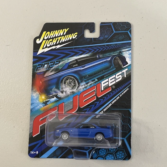 JOHNNY LIGHTNING 1999 NISSAN SKYLINE GTR BNR34 FUELFEST Paul Walker