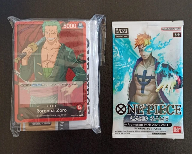 Promotion Pack 2023 Vol.3 ONE PIECE Card Game – Japanese Bandai, Sealed 6-Card Pack