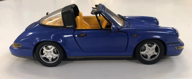 Anson 30376 Renault Mégane Coupé Bleue 1/18 - Miniature Voiture Collection - Occasion