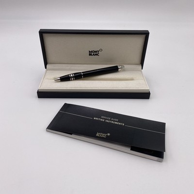Penna a sfera Montblanc Starwalker nera Rollerball con cofanetto resina 