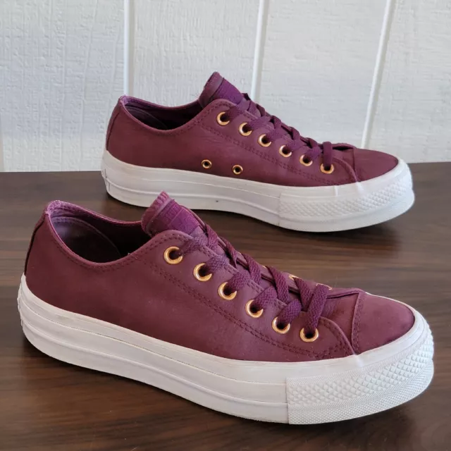 Converse Chuck Taylor All Star Leather Platform Sneakers Size 8 Women Converse Chuck Taylor All Star Leather Platform Sneakers Size 8 Women
