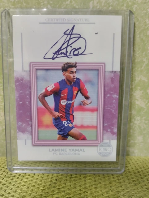 Yamal Maglia Spagna Cornice Foto Autografata Lamine Yamal - Formato A4 30, 5x20,3cm Con Ristampa Digitale Completo Lamine Yamal Barcellona - 2