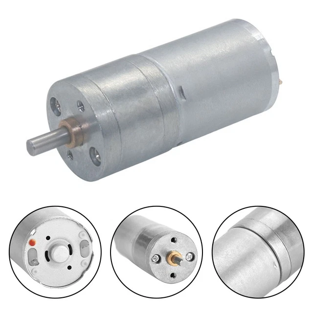Lot De 10 Moteurs à Engrenages TT DC Double Arbre 1:48 - 3-12V Pour Robot Voiture Arduino - Version Classique