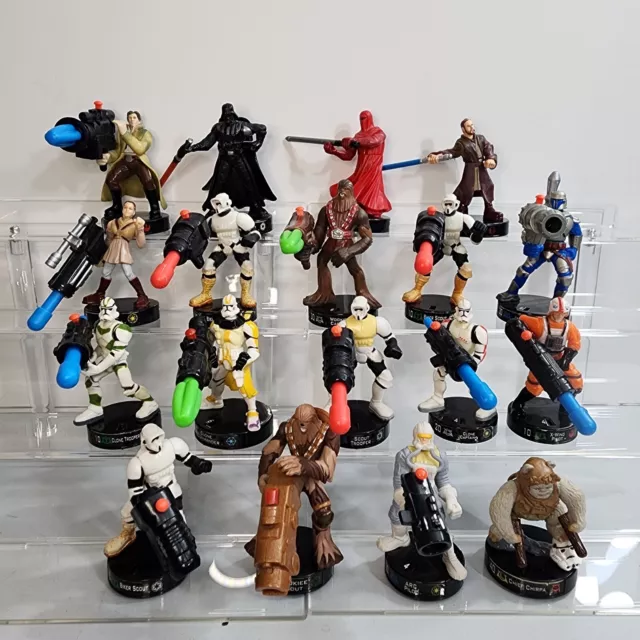 Star Wars Heroclix Game Pieces Rare Discontinued Action Figures Lot Bundle 18