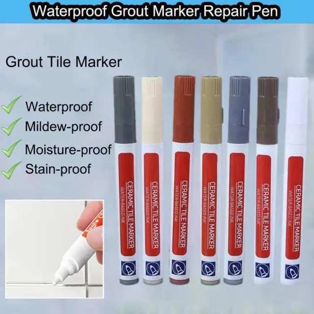7in1 Grout Floor Paint Marker for Tiles Multipurpose Pen