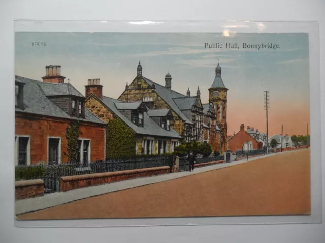 Stampmart : England Gb Caledonia Bonnybridge Public Hall Unused Postcard