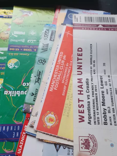 MATCH TICKETS - Miscellaneous Internationals