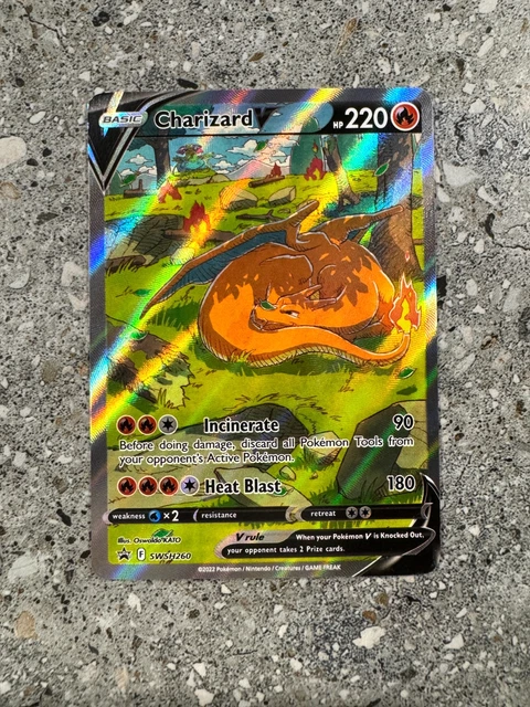 Pokemon Charizard V SWSH260 - Black Star Promo - Alternate Art Holo - Ultra Premium Collection Exclusive