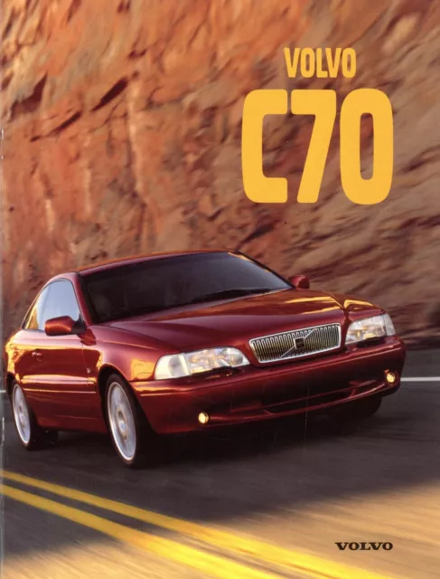 1997 Volvo C70 Coupe Prospectus D Brochure 9189-97 Catalogue Brochyr Catalog