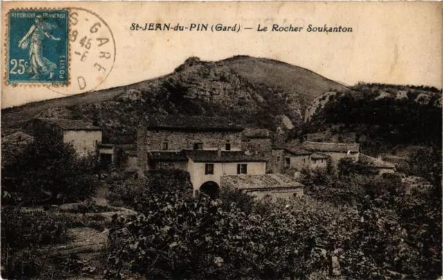 CPA St-JEAN-du-Pin - Le Rocher Soukanton (299645)